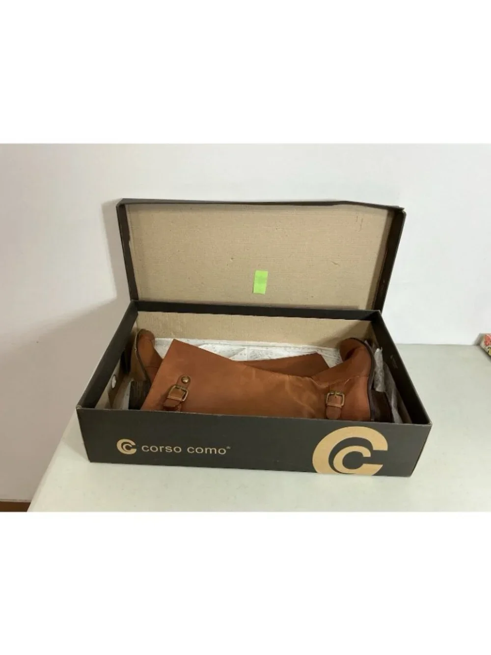 Corso Como Leather Equestrian Boots Womens 6